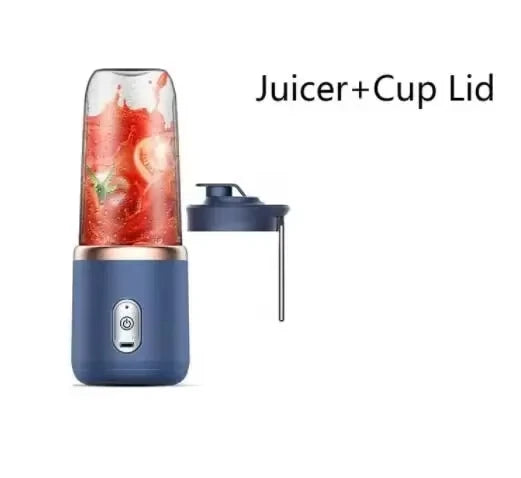 Portable USB Personal Mini Juicer Cup Handheld Travel Blender Single Double Cups for Water Bottles